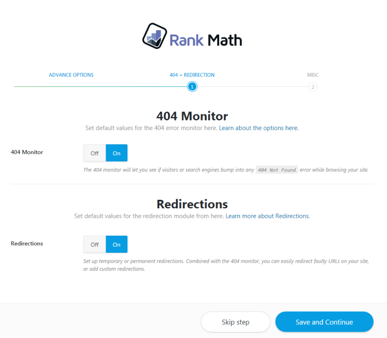 Rank Math SEO Plugin Settings