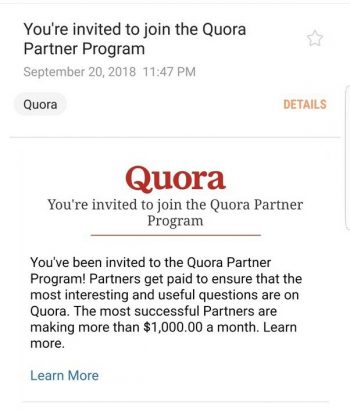How to make money online with Quora?